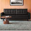 Canapé en cuir retravaillé touffeté Carson Carrington Eggedal de Modway-210282293