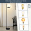 Nefisa 150cm Black Novelty Floor Lamp