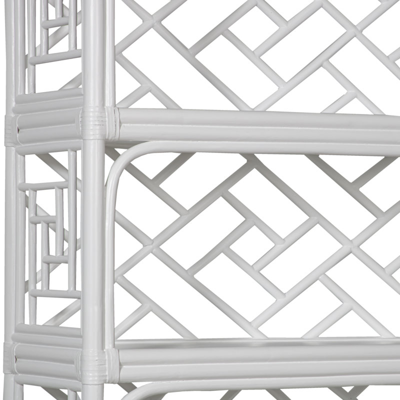 Chippendale Bookcase, Bright White
