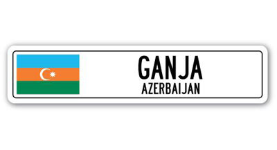 Panneau de signalisation en aluminium Ganja, Azerbaijan
