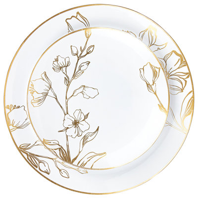 Floral 10" Dinner Plate