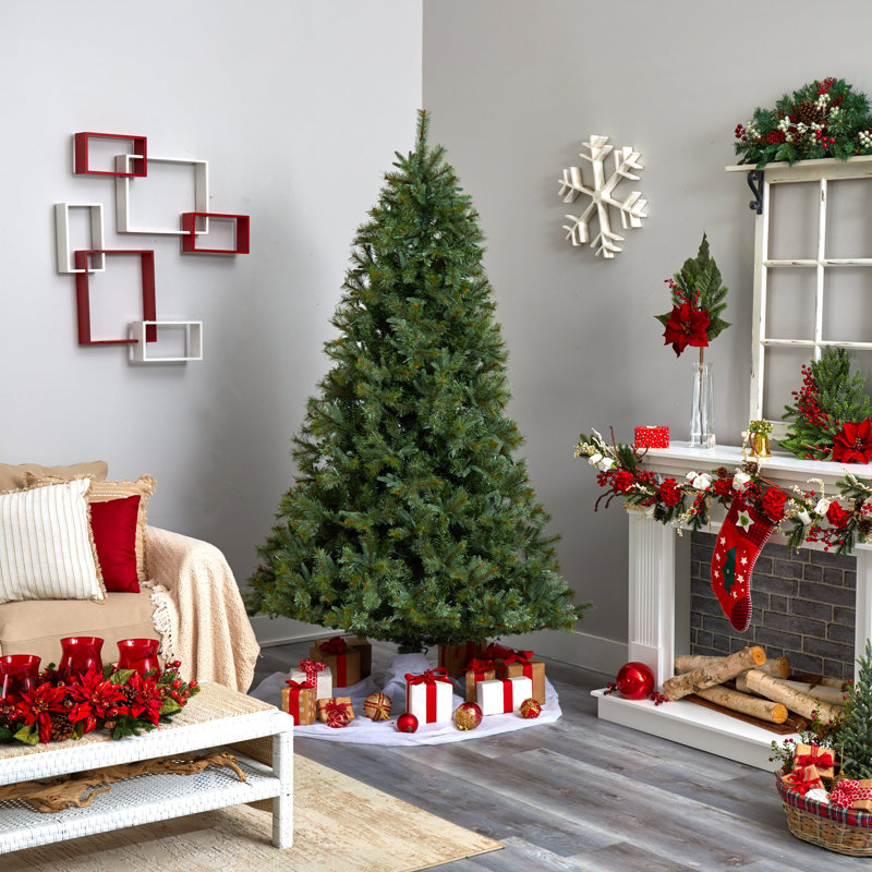 Sommer 90' H Lighted Artificial Christmas Tree