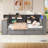 Multi-functional Pine Wood Platform Bed Modern Style For Bedroom Elegance