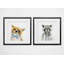 « jolie critter fox », ensemble de 2 reproductions encadrées-27611461