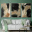 Baked Paintstrokes IV, ensemble de 3 toiles encadrées-97758533-97758529