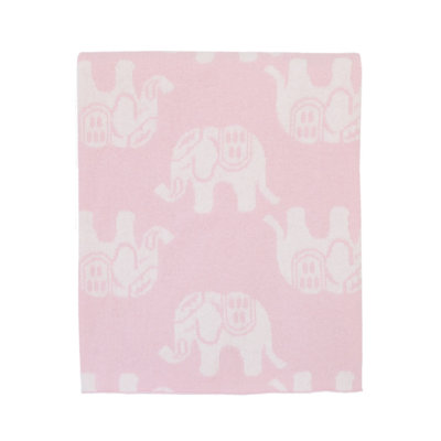 Couverture pour bébé à imprimé éléphant Chaeli