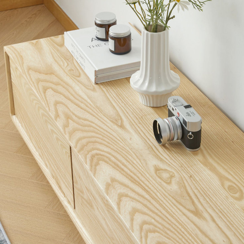 Nordic Style Ash Wood TV Stand, 94.48"