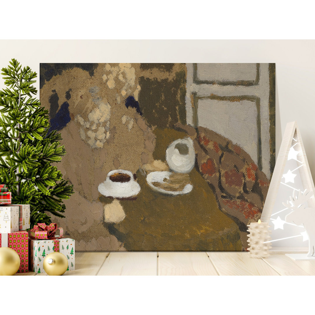 Coffee Table Canvas Wall Art, Still Life Painting Print, Gallery Wrapped Canvas, Ready to Hang, Modern Decor, Archival Quality
