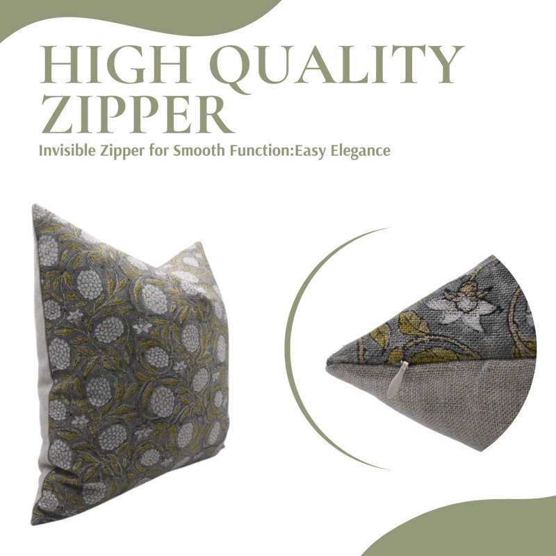 Linen Indoor/Outdoor Pillow Cover, 18" x 18"