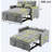 Jashlyn Velvet Convertible Loveseat,Sofa bed for Small Spaces Apartments-492281176-486242668