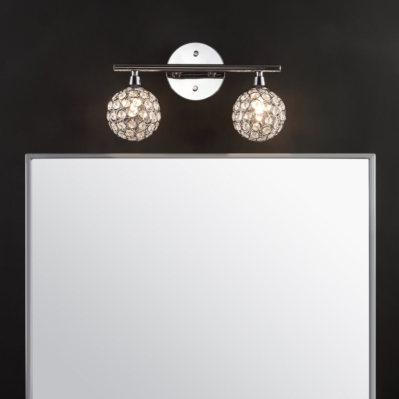 Éclairage pour meuble-lavabo à DEL glamour en fer / verre Math de Math, 2
