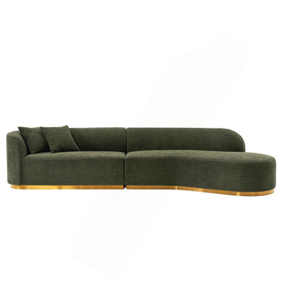 Canapé modulaire 132 po en chenille
