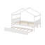 Lit double en bois avec lit gigogne-1158639694