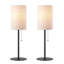 Lampe de table en métal de 19 pouces de hauteur (paquet de 2)-63901395
