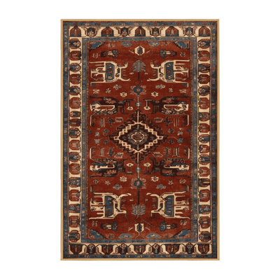Tapis brun lavable à la machine