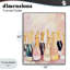 Collection de bouteilles de champagne Blush, giclée encadrée, design par The Prints Vibe-130758349-130758346