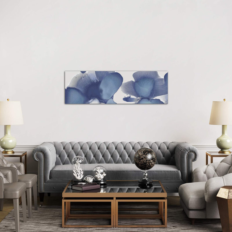 Animate Indigo I by Hannah Carlson - Wrapped Canvas Panoramic Print, 182.88 cm H x 60.96 cm W