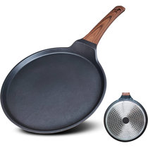 Crepe Pan - 10 inch Ceramic Nonstick in Chili Pepper Red