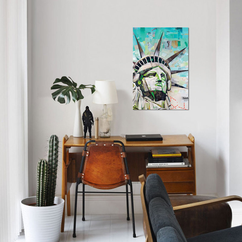 « freedom », impression sur toile, H 18 po x l 12 po x P 1,5 po, Toile tendue