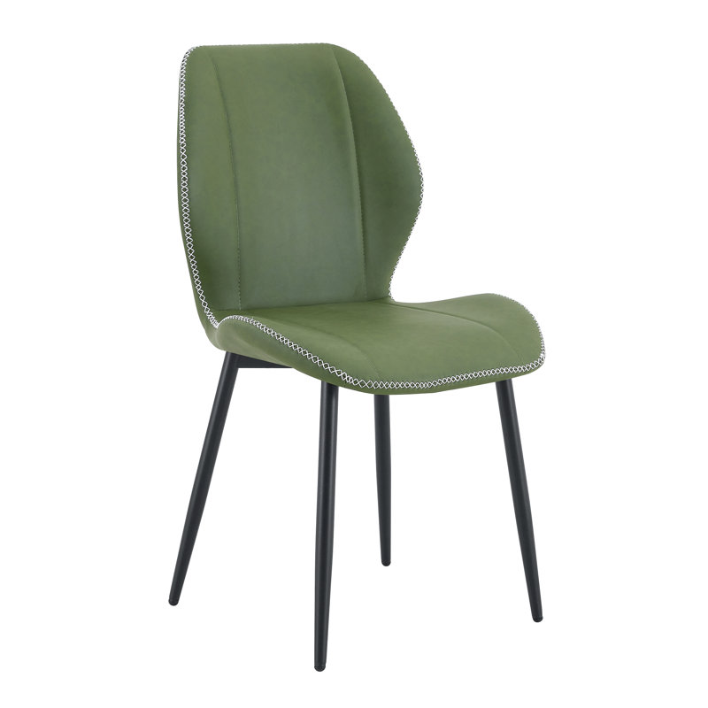 Chaises confortables de salle à manger, chaises en métal modernes en cuir d'unité centrale pour la maison de cuisine