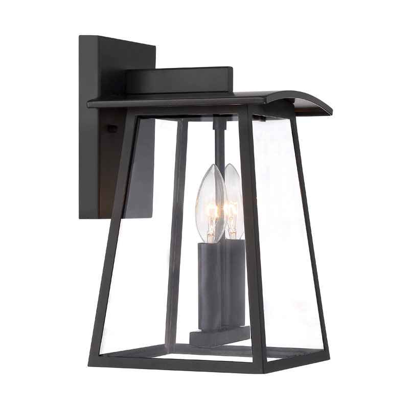 Lanterne murale d’extérieur 2 lumières Kulas, H 12,25 po x l 7,25 po x P 8 po