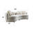 Iniko Beige Boucle Sofa With Toss Pillows