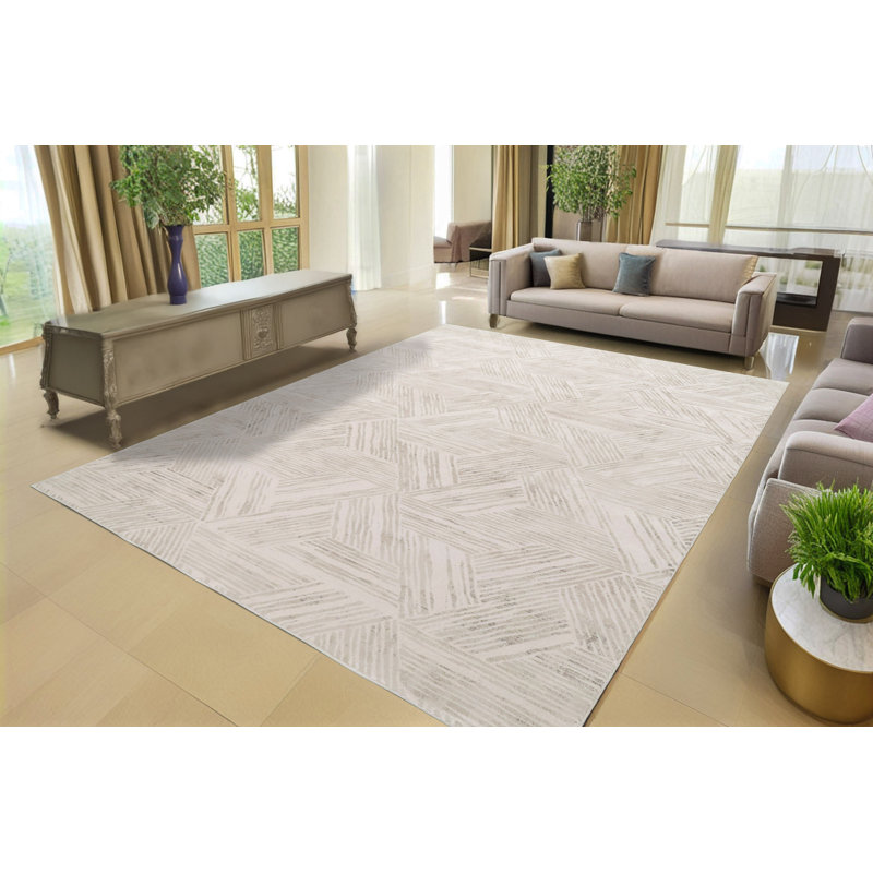 Tapis ivoire Garzon, Rectangle 9 pi 2 po x 12 pi 10 po