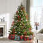 Arbre de Noël artificiel pré-éclairé avec 9 lumières DEL multicolores-1748681220