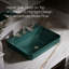 Vox Vitreous China Rectangular Vessel Bathroom Sink with Overflow-856925031-856925035