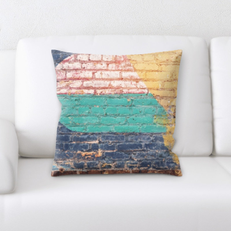 Coussin décoratif art sur le mur Foxhill