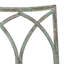 Abia Wrought Iron Outdoor Tree Bench-1349465083