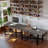 Aveline Extendable Dining Table 47" To 63" - Expandable Table With X-Brace Metal Legs, Smooth Glide Mechanism, Seats 6-8, Space Saving For Small Areas-1729378922