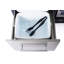 Mont Alpi Outdoor Bar Patio Island Kitchen Mobile Bar Prep Cart Station + Compact Refrigerator