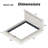 Cloud Upholstered Frameless Bed Surround with Easy Assembly