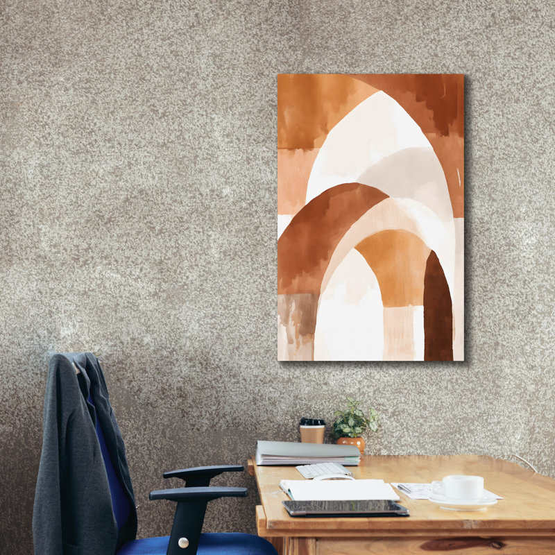 «Mid Century 4» par Petals Prints Design, H 40 po x l 26 po x P 1,5 po