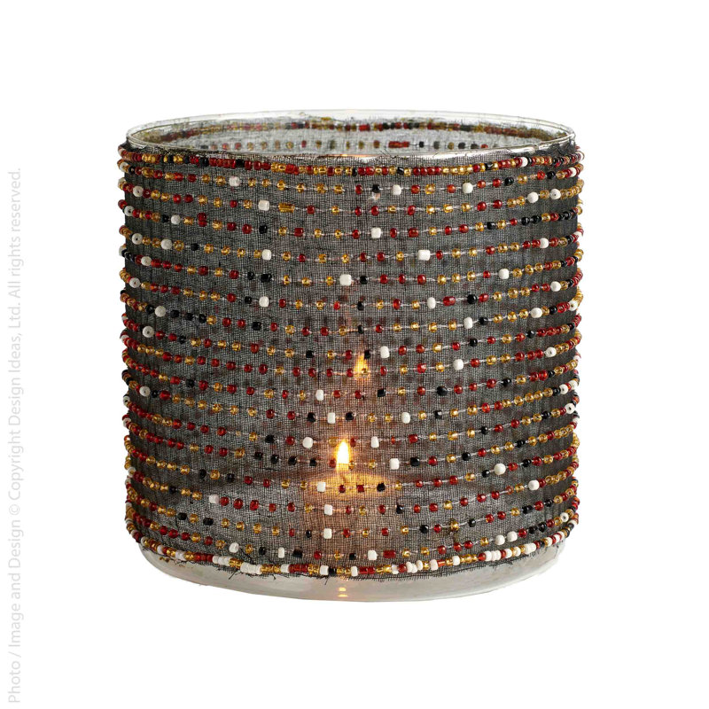 Candleholder, 5.9" H x 5.9" W x 5.9" D
