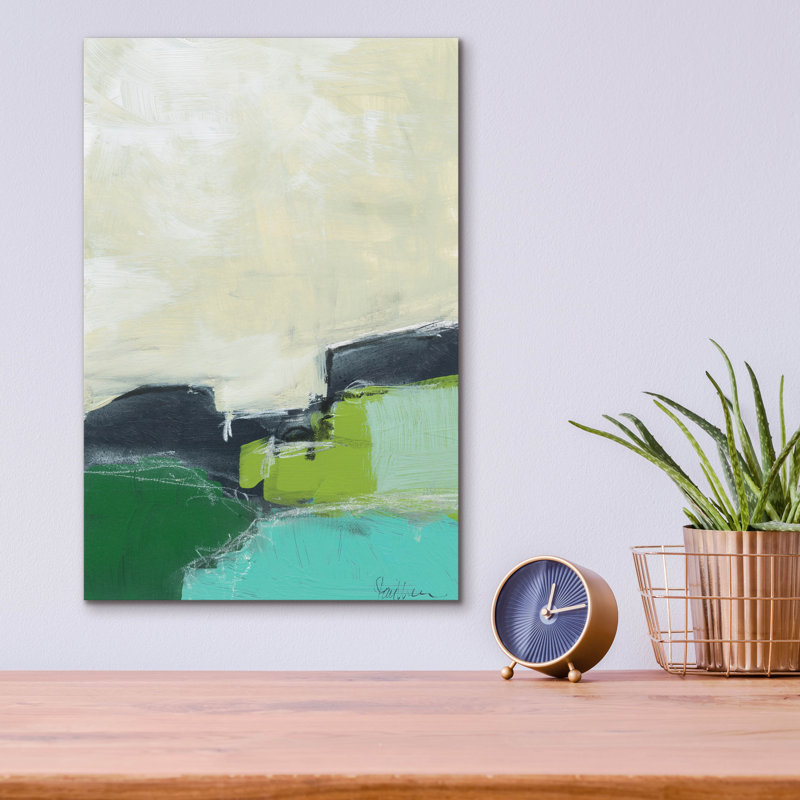 "Landscape No. 99" par Jan Weiss, H 16 po x l 12 po x P 0,13 po