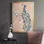 Paon en or III, reproduction d'art encadrée-896982193-896982194