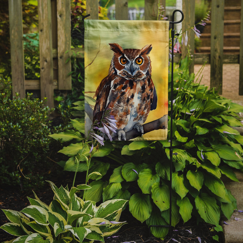 Drapeau de jardin chouette screech oriental_DAC3218