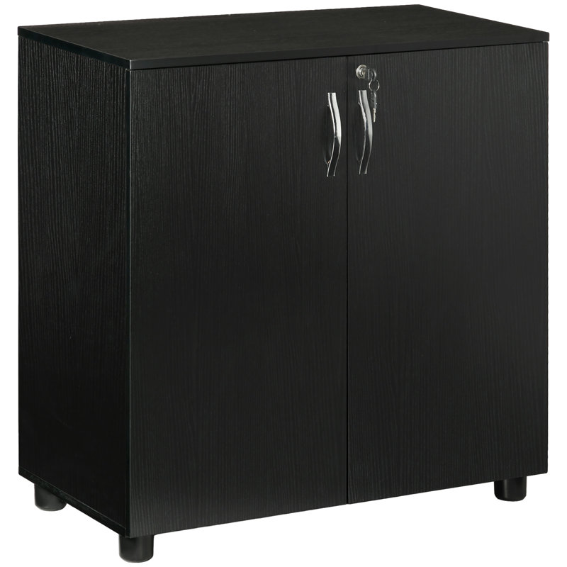 80 cm W Filing Cabinet, Black