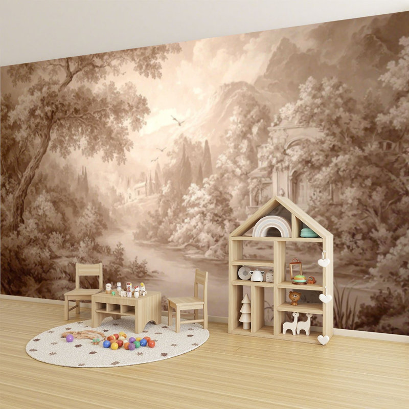 Papier peint adhésif auto-adhésif moderne pour la chambre à coucher L 69 po x l 96 po Peel and Stick