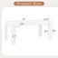Spacious Dining Tables (table Only, No Chairs, Complete With Top And Legs), Mdf Faux Marble Modern Home Dining