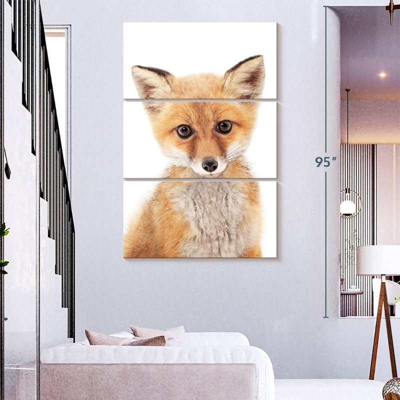 Brampt Baby Fox, 38" H x 24" W