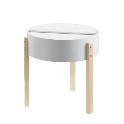 Table de bout à 3 pieds avec rangement