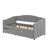 Twin Size Upholstered Daybed With Wood Slat And Two Drawers-761421338