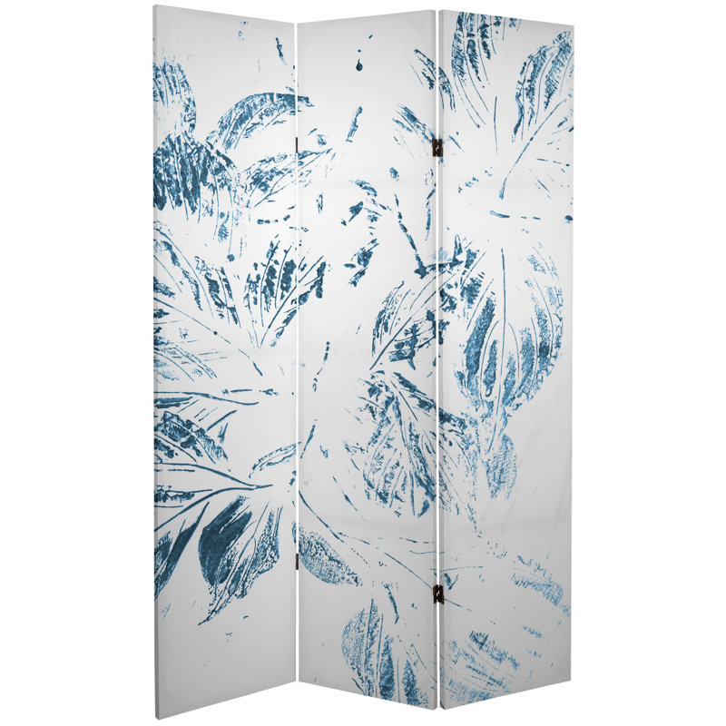 Paravent abstrait, Fleurs de neige