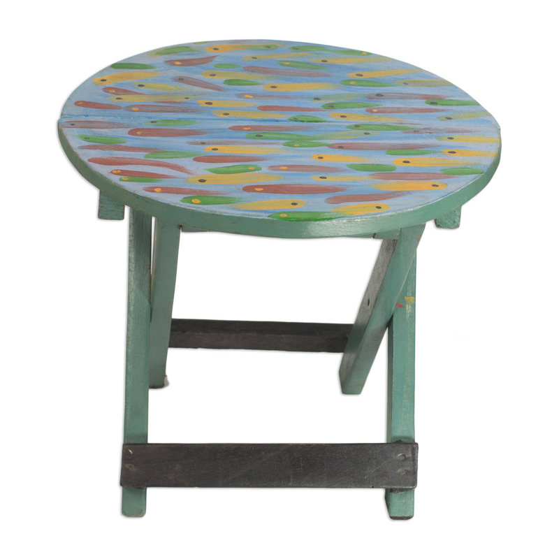 Vizzapu Solid Wood End Table