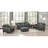 Top Grain Leather Oval Ottoman