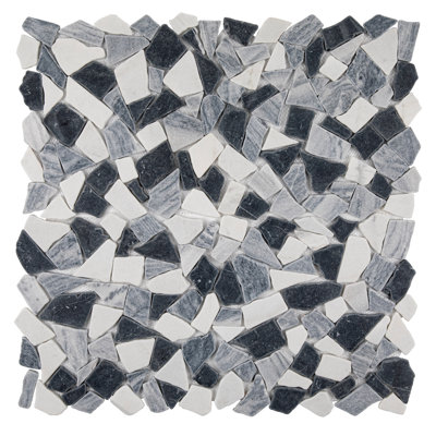 1.5"" x 2"" Marble Rocks Mosaic Wall & Floor Tile -  Giorbello, G7020