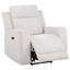 Ensemble de canapé inclinable électrique 3 pièces en chenille ivoire-120240635-129548705